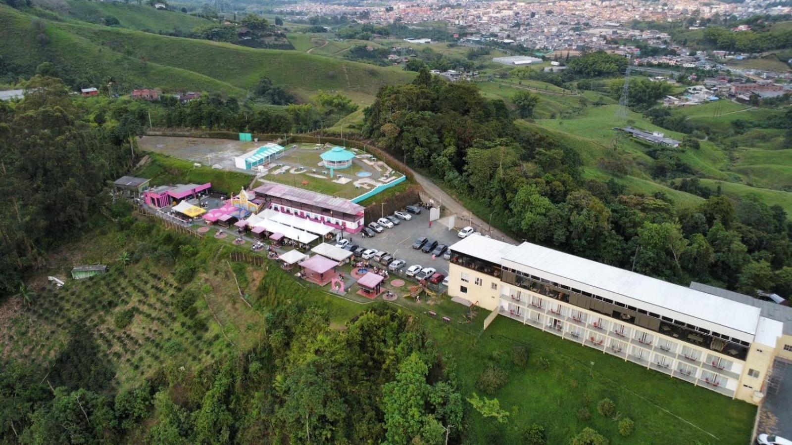 Hotel Entre Lomas 산타 로사 데 카발 외부 사진