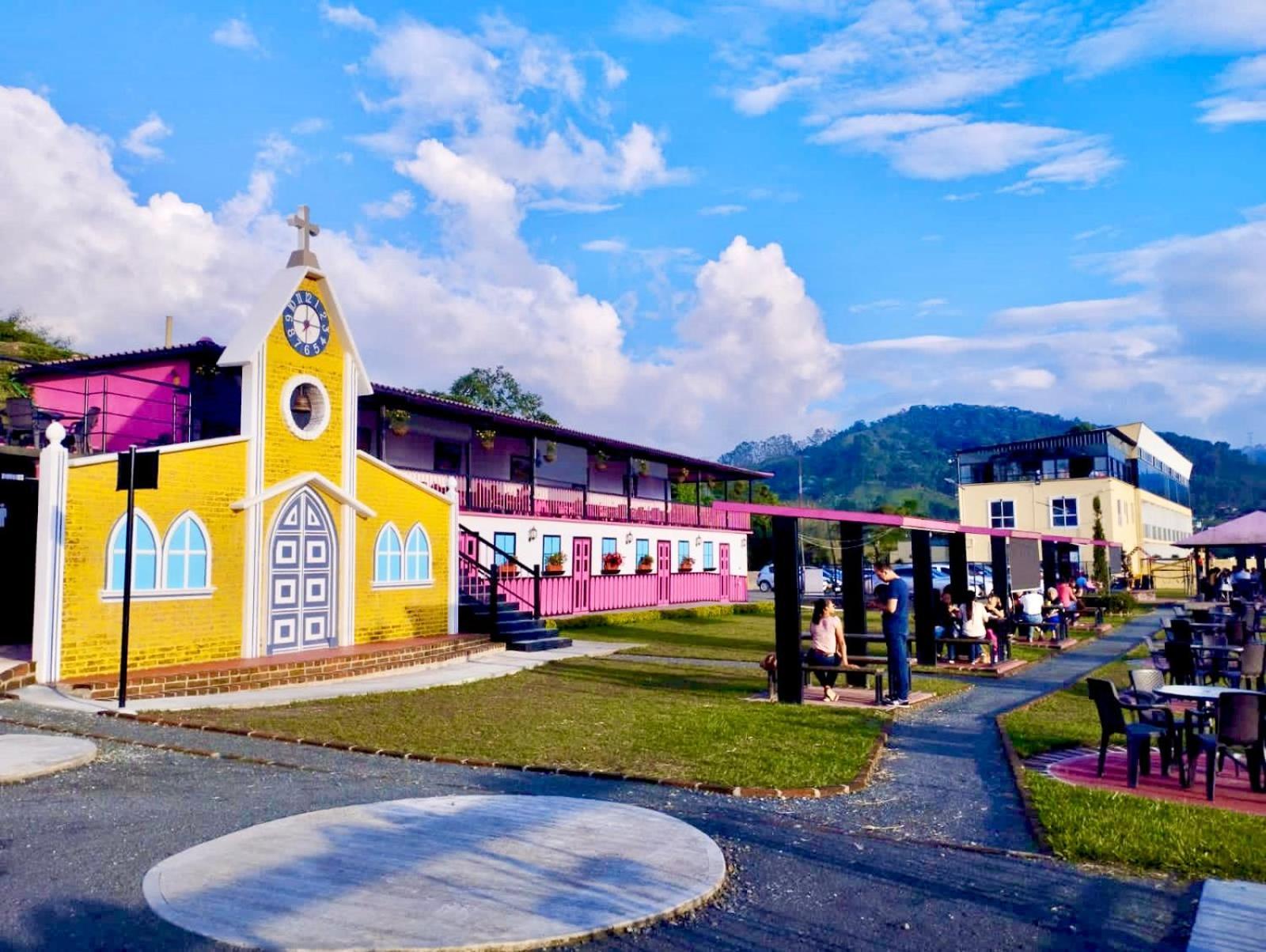 Hotel Entre Lomas 산타 로사 데 카발 외부 사진